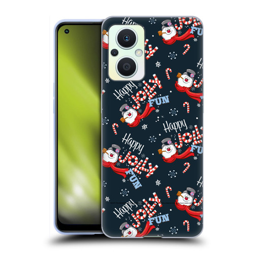 Frosty the Snowman Movie Patterns Pattern 7 Soft Gel Case for OPPO Reno8 Lite