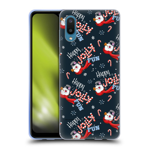 Frosty the Snowman Movie Patterns Pattern 7 Soft Gel Case for Samsung Galaxy A02/M02 (2021)