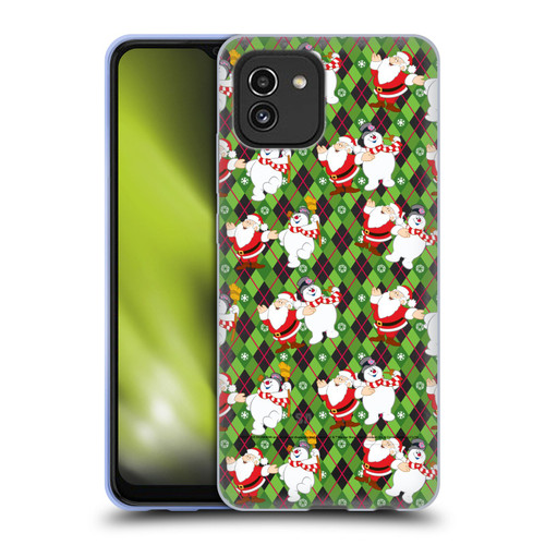 Frosty the Snowman Movie Patterns Pattern 2 Soft Gel Case for Samsung Galaxy A03 (2021)