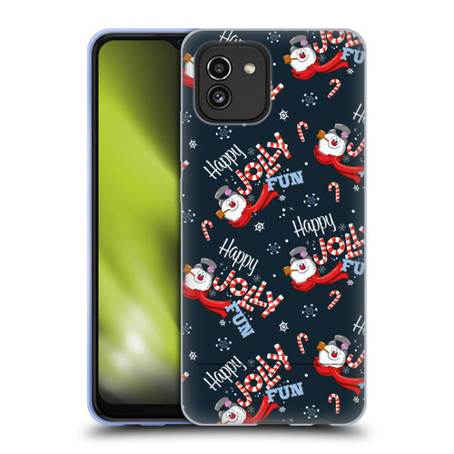 Frosty the Snowman Movie Patterns Pattern 7 Soft Gel Case for Samsung Galaxy A03 (2021)