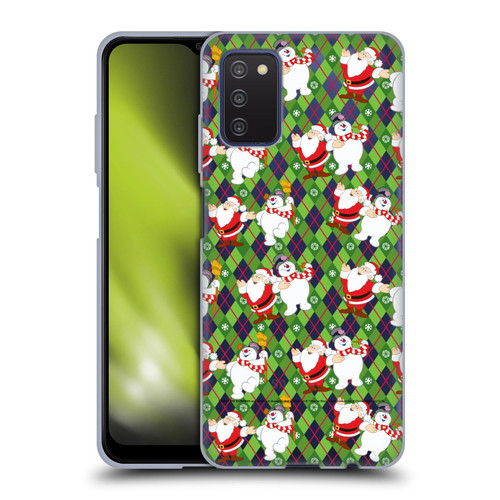 Frosty the Snowman Movie Patterns Pattern 2 Soft Gel Case for Samsung Galaxy A03s (2021)