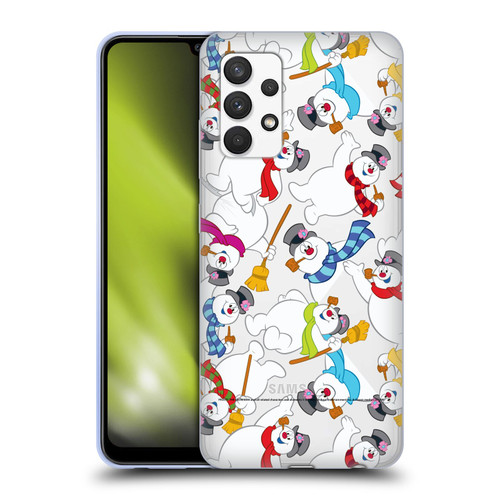 Frosty the Snowman Movie Patterns Pattern 3 Soft Gel Case for Samsung Galaxy A32 (2021)