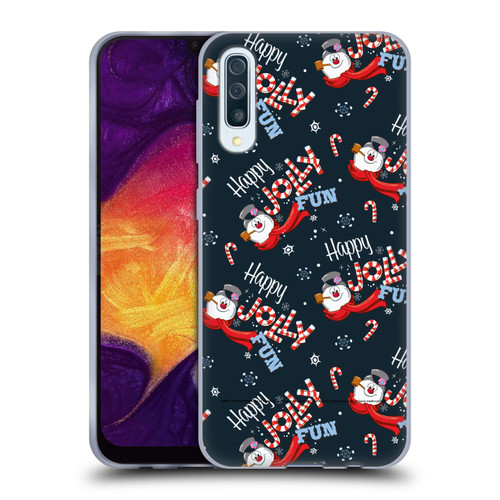 Frosty the Snowman Movie Patterns Pattern 7 Soft Gel Case for Samsung Galaxy A50/A30s (2019)