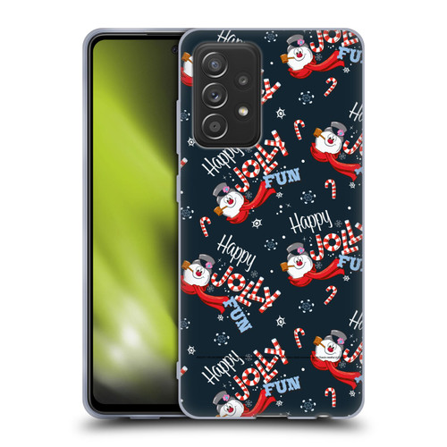 Frosty the Snowman Movie Patterns Pattern 7 Soft Gel Case for Samsung Galaxy A52 / A52s / 5G (2021)