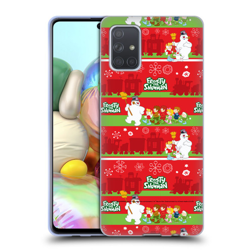 Frosty the Snowman Movie Patterns Pattern 1 Soft Gel Case for Samsung Galaxy A71 (2019)