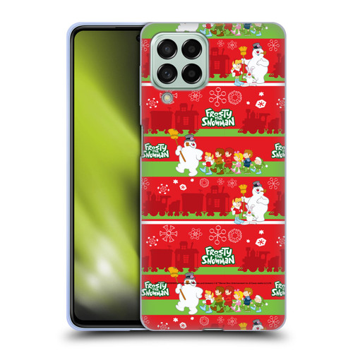 Frosty the Snowman Movie Patterns Pattern 1 Soft Gel Case for Samsung Galaxy M53 (2022)