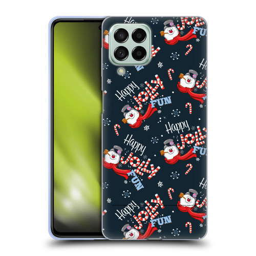 Frosty the Snowman Movie Patterns Pattern 7 Soft Gel Case for Samsung Galaxy M53 (2022)