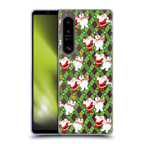 Frosty the Snowman Movie Patterns Pattern 2 Soft Gel Case for Sony Xperia 1 IV