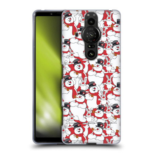 Frosty the Snowman Movie Patterns Pattern 4 Soft Gel Case for Sony Xperia Pro-I