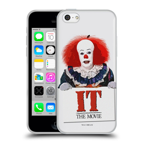 IT Television Miniseries Graphics Pennywise Soft Gel Case for Apple iPhone 5c