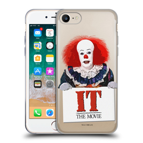 IT Television Miniseries Graphics Pennywise Soft Gel Case for Apple iPhone 7 / 8 / SE 2020 & 2022