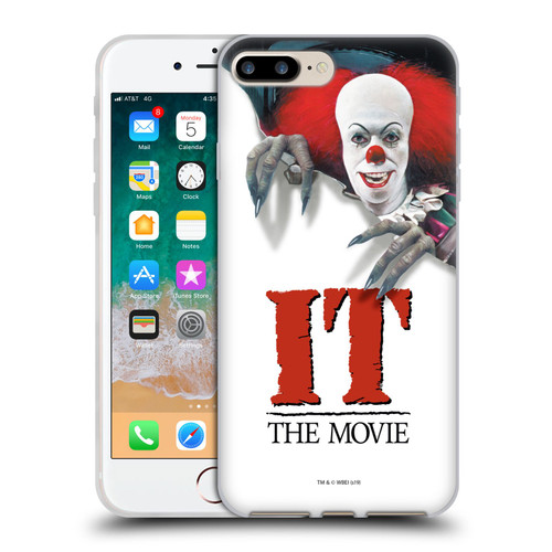 IT Television Miniseries Graphics Poster Soft Gel Case for Apple iPhone 7 Plus / iPhone 8 Plus