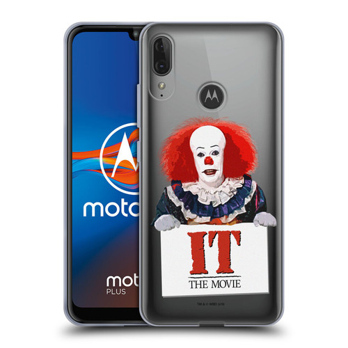 IT Television Miniseries Graphics Pennywise Soft Gel Case for Motorola Moto E6 Plus