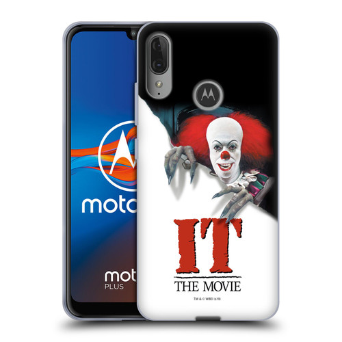 IT Television Miniseries Graphics Poster Soft Gel Case for Motorola Moto E6 Plus