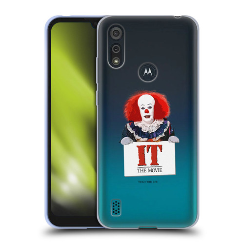IT Television Miniseries Graphics Pennywise Soft Gel Case for Motorola Moto E6s (2020)