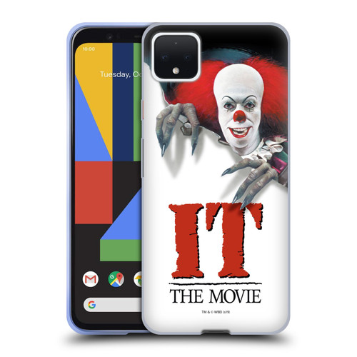 IT Television Miniseries Graphics Poster Soft Gel Case for Google Pixel 4 XL