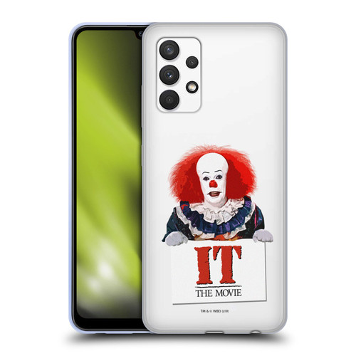 IT Television Miniseries Graphics Pennywise Soft Gel Case for Samsung Galaxy A32 (2021)
