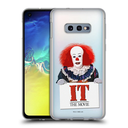 IT Television Miniseries Graphics Pennywise Soft Gel Case for Samsung Galaxy S10e