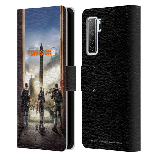 Tom Clancy's The Division 2 Characters Key Art Leather Book Wallet Case Cover For Huawei Nova 7 SE/P40 Lite 5G