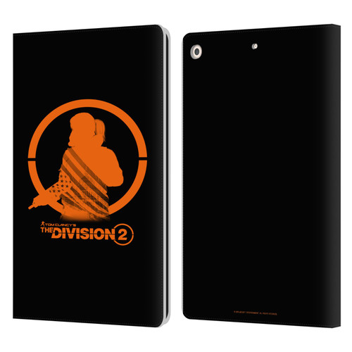 Tom Clancy's The Division 2 Characters Female Agent Leather Book Wallet Case Cover For Apple iPad 10.2 2019/2020/2021