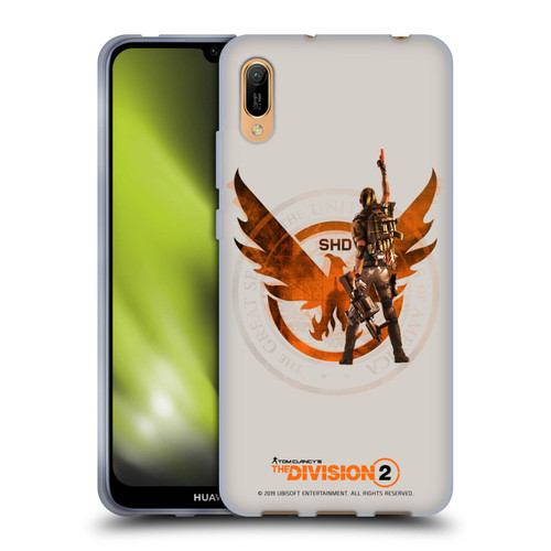 Tom Clancy's The Division 2 Characters Female Agent 2 Soft Gel Case for Huawei Y6 Pro (2019)