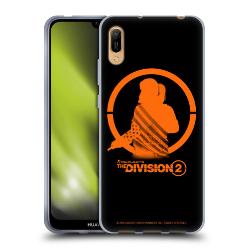 Tom Clancy's The Division 2 Characters Female Agent Soft Gel Case for Huawei Y6 Pro (2019)