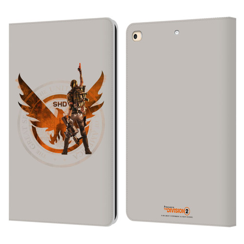Tom Clancy's The Division 2 Characters Female Agent 2 Leather Book Wallet Case Cover For Apple iPad 9.7 2017 / iPad 9.7 2018