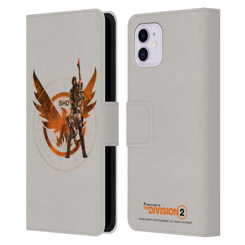 Tom Clancy's The Division 2 Characters Female Agent 2 Leather Book Wallet Case Cover For Apple iPhone 11