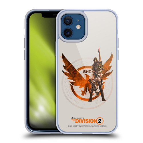 Tom Clancy's The Division 2 Characters Female Agent 2 Soft Gel Case for Apple iPhone 12 / iPhone 12 Pro