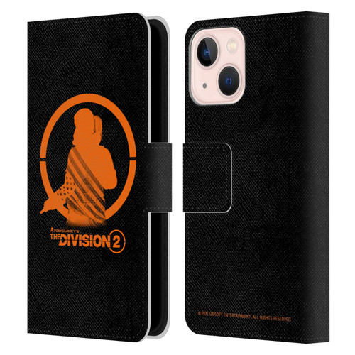 Tom Clancy's The Division 2 Characters Female Agent Leather Book Wallet Case Cover For Apple iPhone 13 Mini