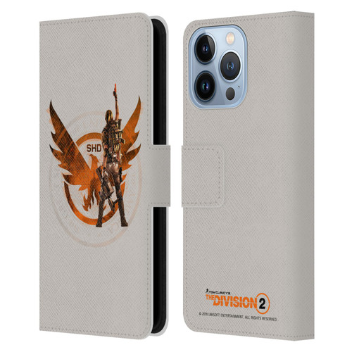 Tom Clancy's The Division 2 Characters Female Agent 2 Leather Book Wallet Case Cover For Apple iPhone 13 Pro