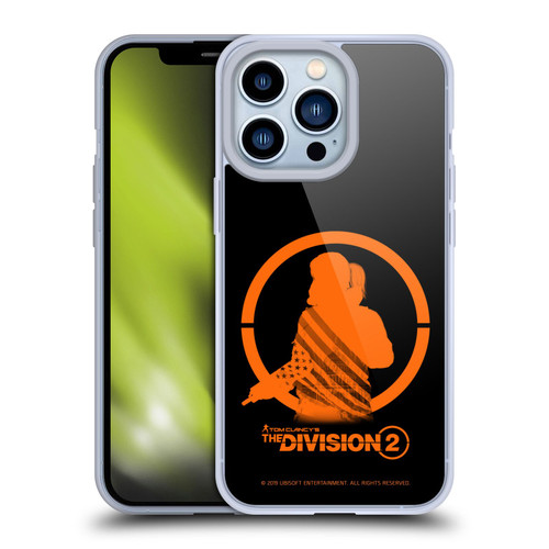 Tom Clancy's The Division 2 Characters Female Agent Soft Gel Case for Apple iPhone 13 Pro