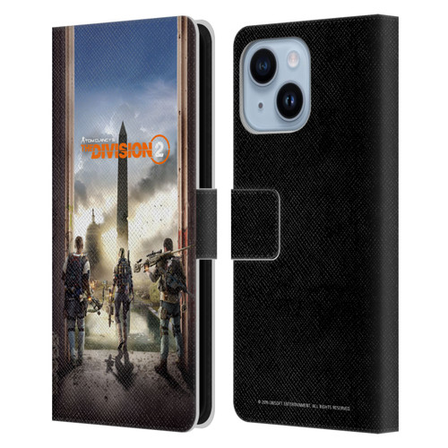 Tom Clancy's The Division 2 Characters Key Art Leather Book Wallet Case Cover For Apple iPhone 14 Plus