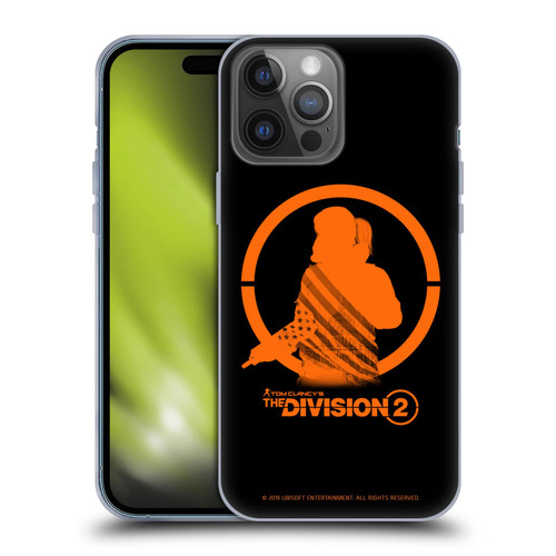 Tom Clancy's The Division 2 Characters Female Agent Soft Gel Case for Apple iPhone 14 Pro Max