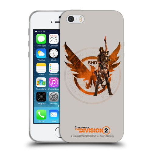 Tom Clancy's The Division 2 Characters Female Agent 2 Soft Gel Case for Apple iPhone 5 / 5s / iPhone SE 2016