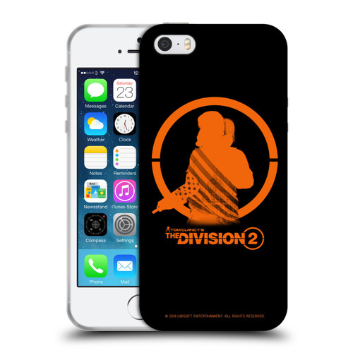 Tom Clancy's The Division 2 Characters Female Agent Soft Gel Case for Apple iPhone 5 / 5s / iPhone SE 2016