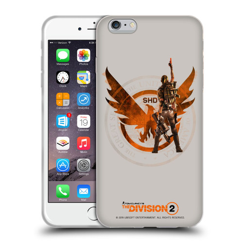 Tom Clancy's The Division 2 Characters Female Agent 2 Soft Gel Case for Apple iPhone 6 Plus / iPhone 6s Plus