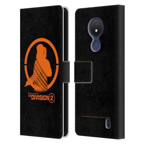 Tom Clancy's The Division 2 Characters Female Agent Leather Book Wallet Case Cover For Nokia C21