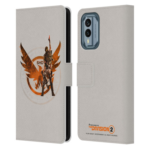Tom Clancy's The Division 2 Characters Female Agent 2 Leather Book Wallet Case Cover For Nokia X30