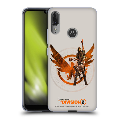 Tom Clancy's The Division 2 Characters Female Agent 2 Soft Gel Case for Motorola Moto E6 Plus