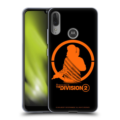 Tom Clancy's The Division 2 Characters Female Agent Soft Gel Case for Motorola Moto E6 Plus