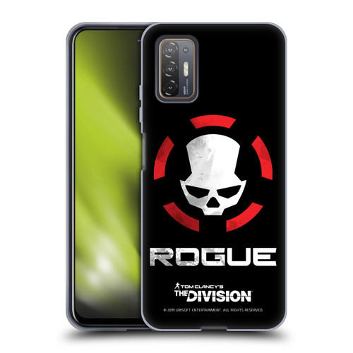Tom Clancy's The Division Dark Zone Rouge Logo Soft Gel Case for HTC Desire 21 Pro 5G
