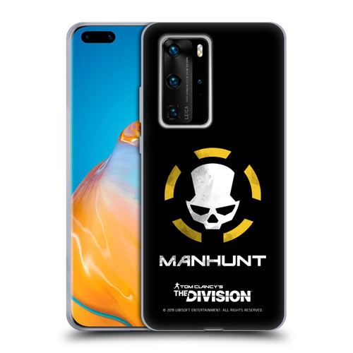 Tom Clancy's The Division Dark Zone Manhunt Logo Soft Gel Case for Huawei P40 Pro / P40 Pro Plus 5G
