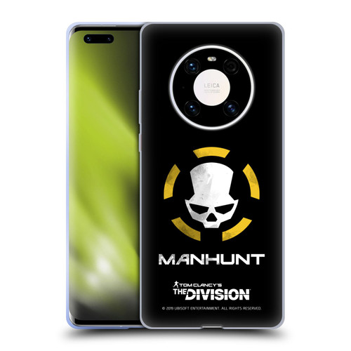 Tom Clancy's The Division Dark Zone Manhunt Logo Soft Gel Case for Huawei Mate 40 Pro 5G