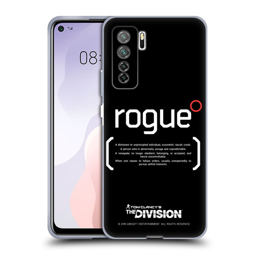 Tom Clancy's The Division Dark Zone Rouge 1 Soft Gel Case for Huawei Nova 7 SE/P40 Lite 5G