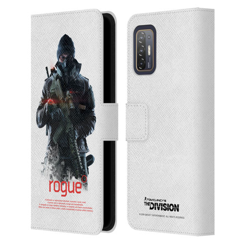 Tom Clancy's The Division Dark Zone Rouge 2 Leather Book Wallet Case Cover For HTC Desire 21 Pro 5G