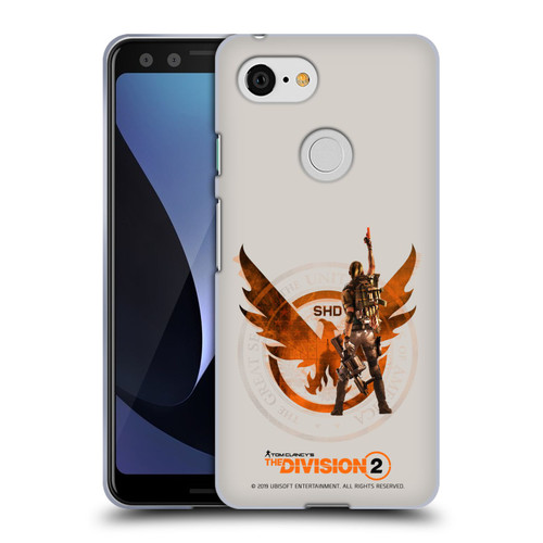 Tom Clancy's The Division 2 Characters Female Agent 2 Soft Gel Case for Google Pixel 3