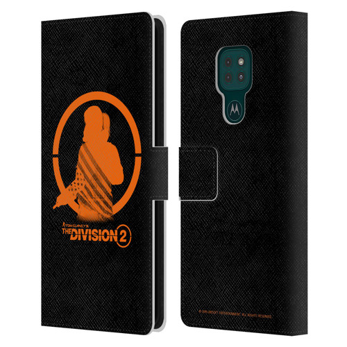 Tom Clancy's The Division 2 Characters Female Agent Leather Book Wallet Case Cover For Motorola Moto G9 Play