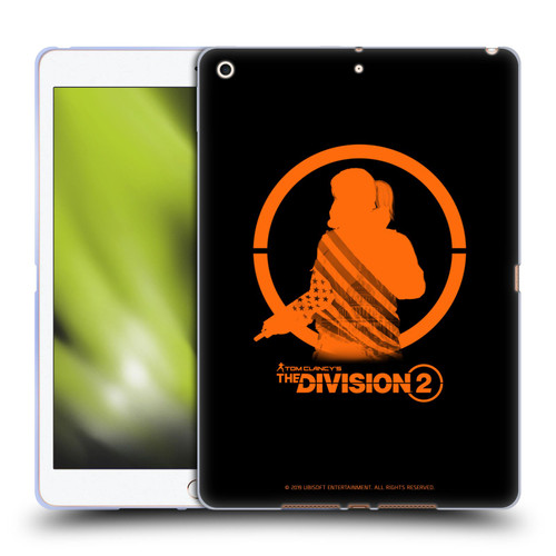 Tom Clancy's The Division 2 Characters Female Agent Soft Gel Case for Apple iPad 10.2 2019/2020/2021