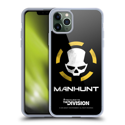 Tom Clancy's The Division Dark Zone Manhunt Logo Soft Gel Case for Apple iPhone 11 Pro Max